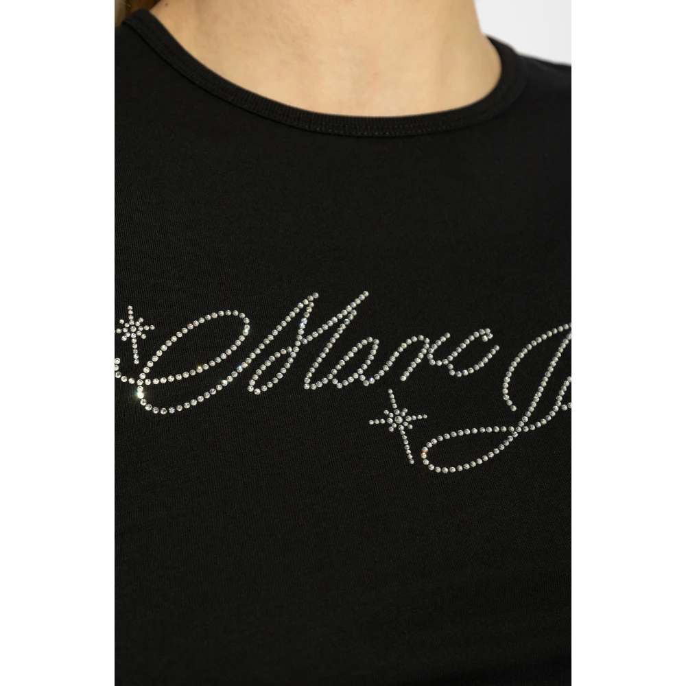 Marc Jacobs Logo top Black Dames