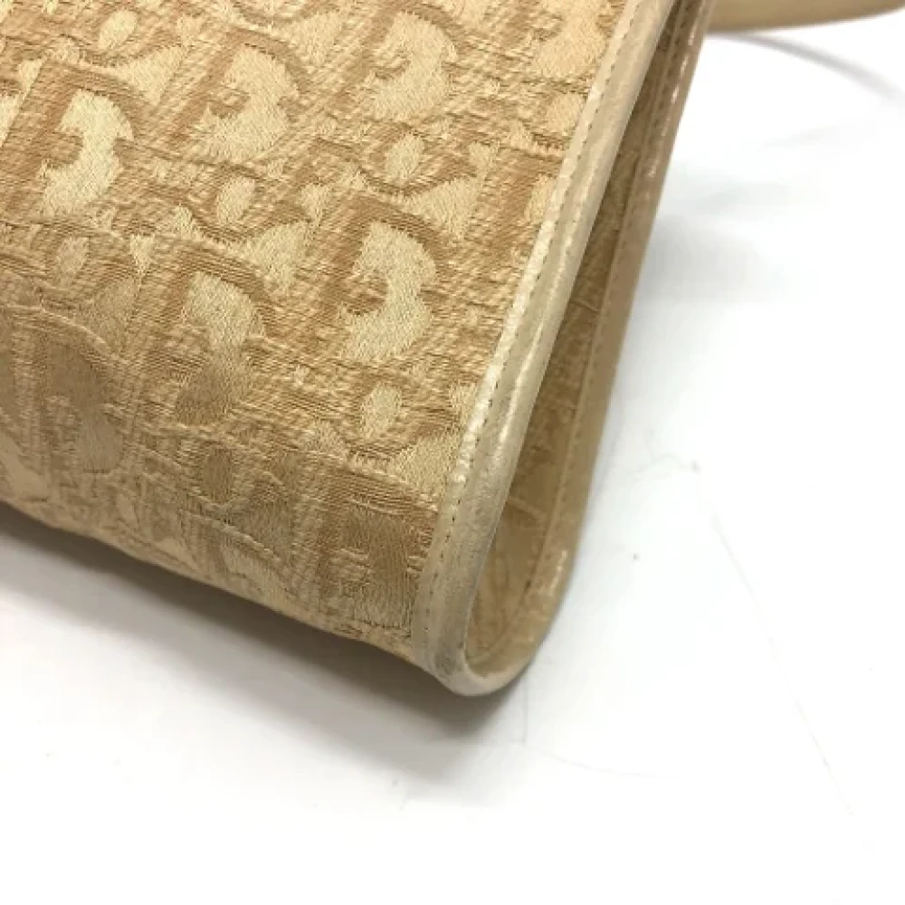 Dior Vintage Pre-owned Fabric dior-bags Beige Dames