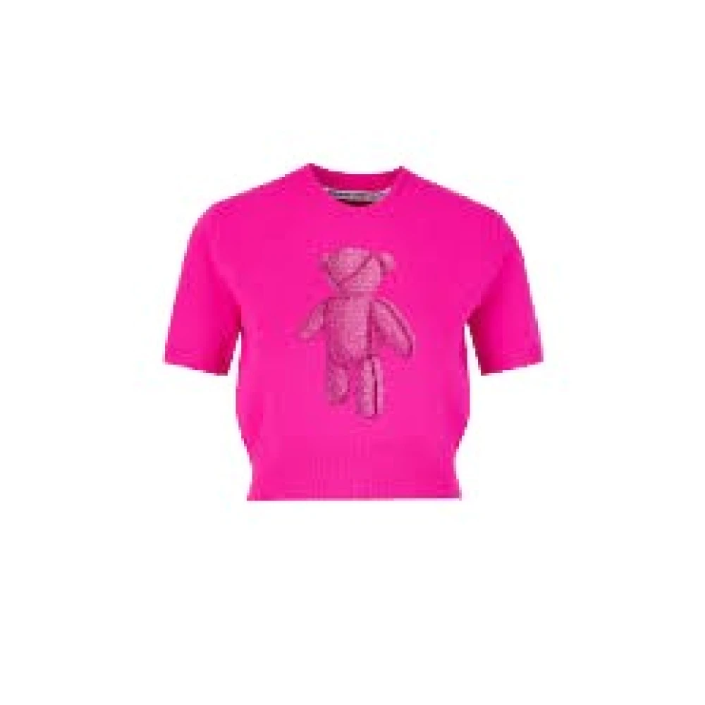 Alexander wang Stijlvolle T-Shirt Pink Dames