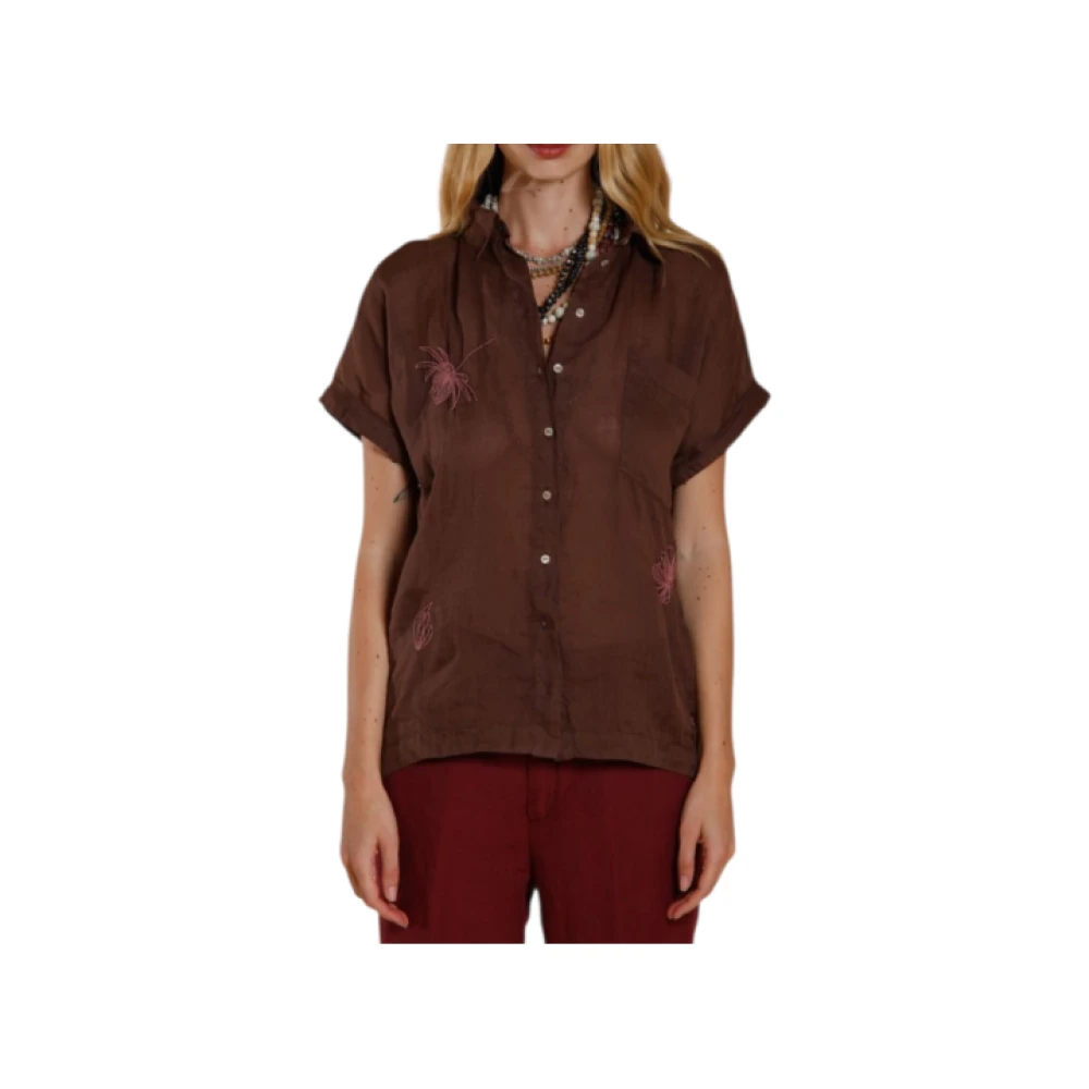 Mason's Mujer Marrón Blusas Y Camisas, Talla: M