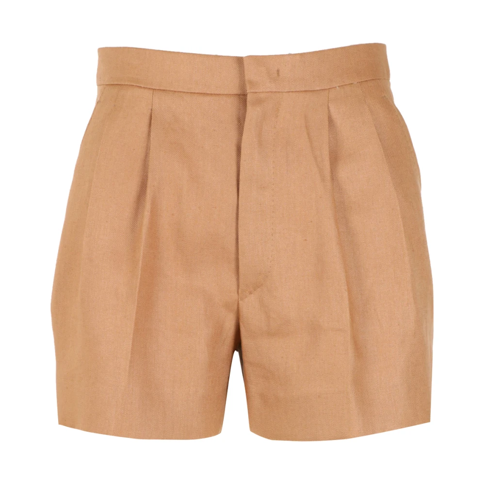Tagliatore Elegante en comfortabele shorts Brown Dames