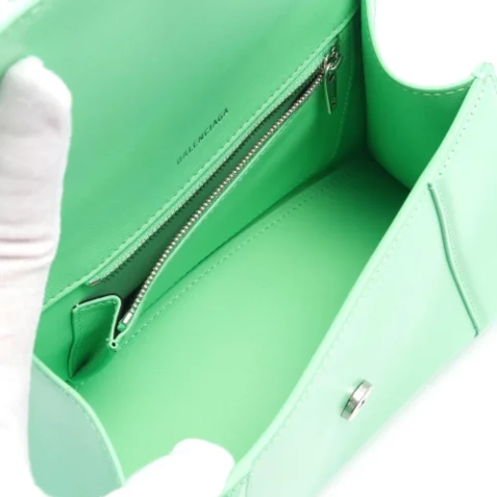 Balenciaga Vintage Pre-owned Leather balenciaga-bags Green Dames