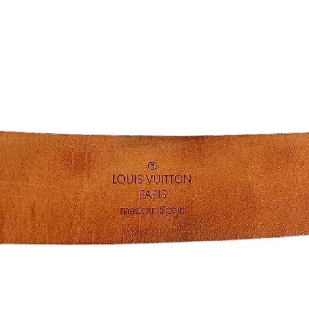 Louis Vuitton Vintage Pre-owned Canvas belts Brown Dames
