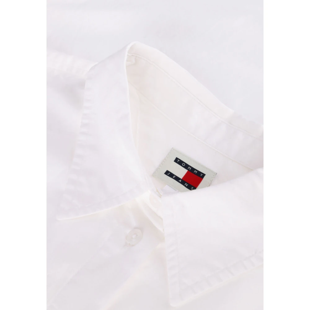 Tommy Jeans Witte Elegante Blouse White Dames