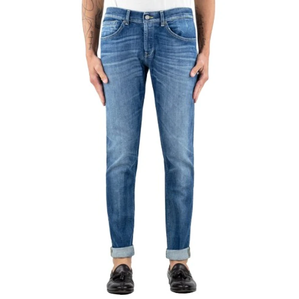 Dondup Men's Blue Skinny Jeans George - Slim Fit Jeans - W32 - Jeans