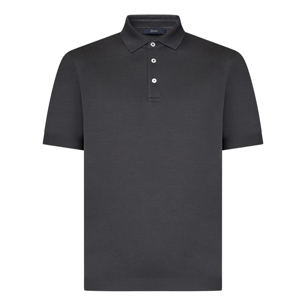 Herno - Tops > T-Shirts - Black - Herno - Modalova