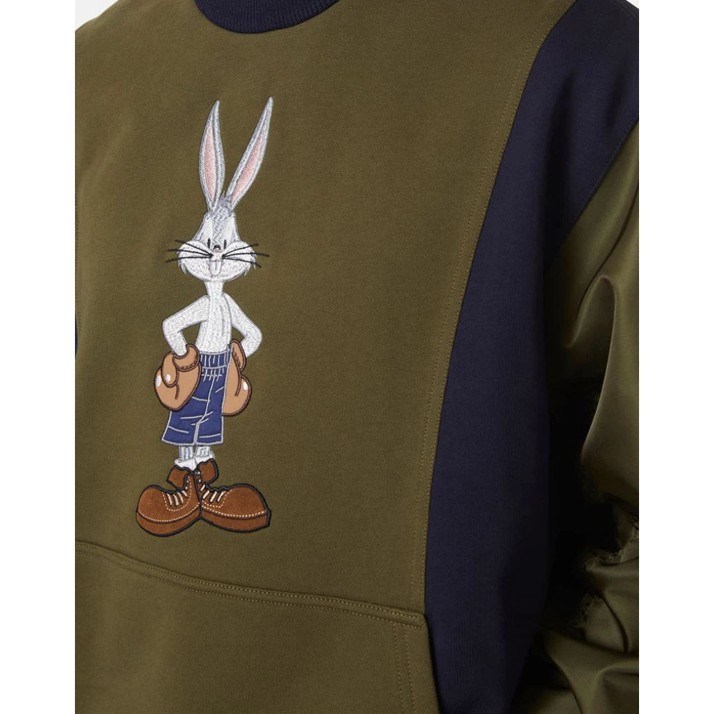 Iceberg De Re-Edit sweatshirt met Bugs Bunny Boxer Green Heren