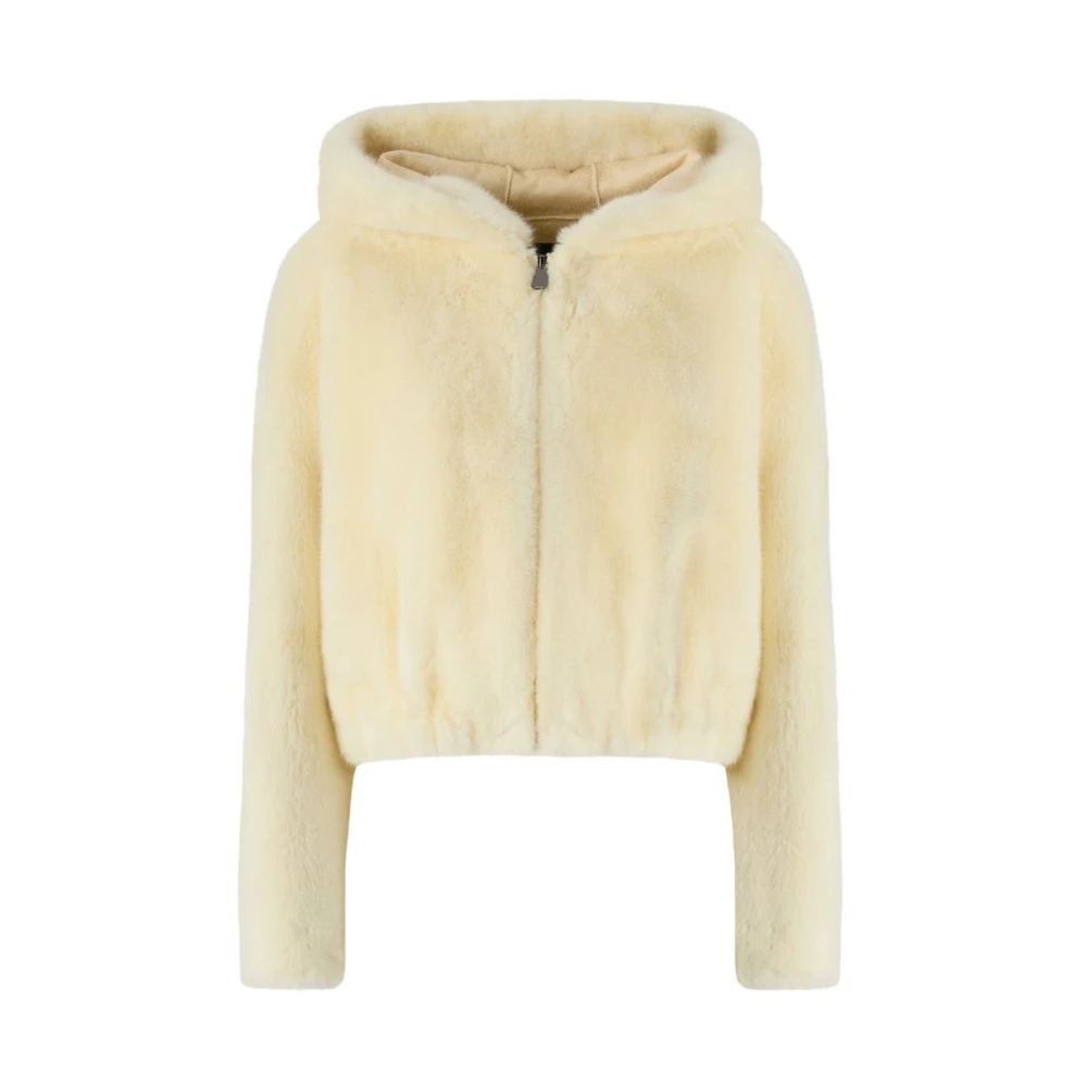 Pinko Gasteria Chaqueta De Pelo Sintético Jackets Mujer Amarillo M