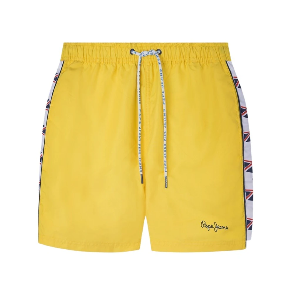Pepe Jeans Heren Polyester Zwemkleding Yellow Heren