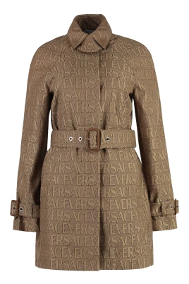Cotton Blend Trench Coat