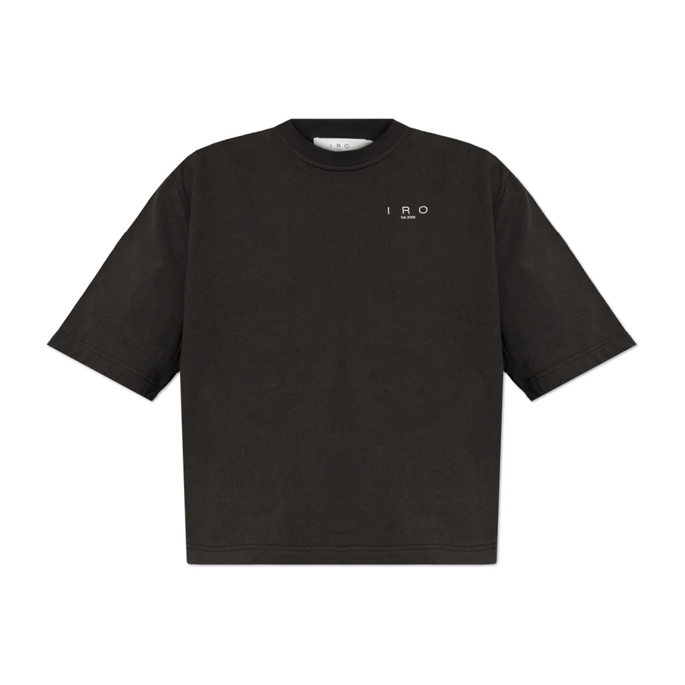 IRO T-shirt Chadie Black Dames