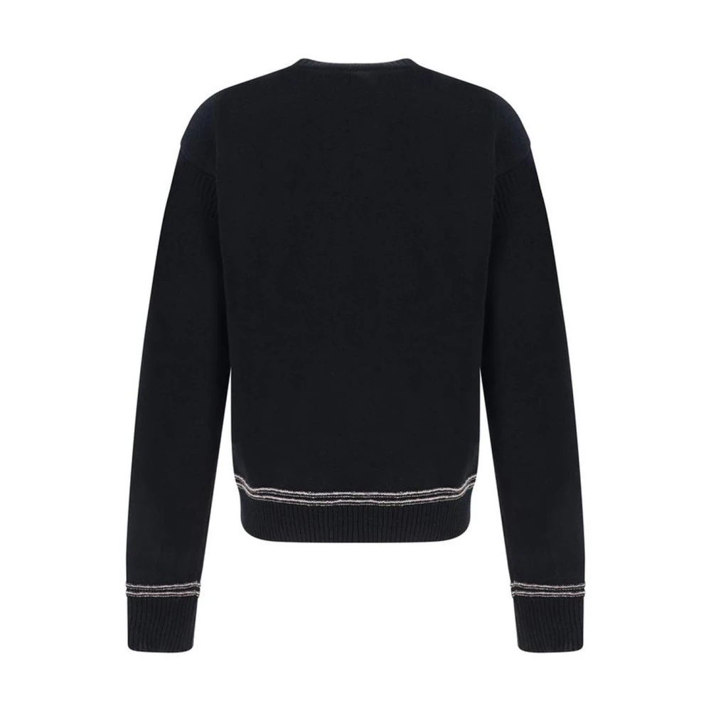 Marni Iconische Monogram Wollen Trui Black Heren