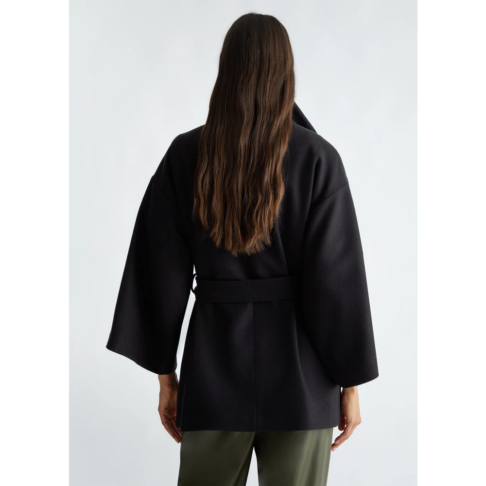 Liu Jo Korte wollen jas Black Dames