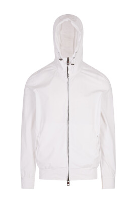 white-lightweight-zip-hooded-jacket