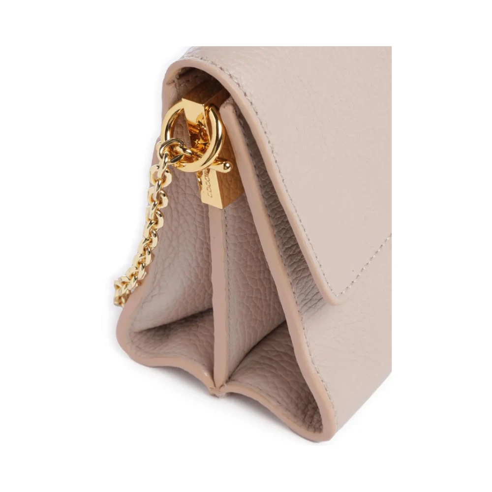 Coccinelle Roze Leren Tas Pink Dames