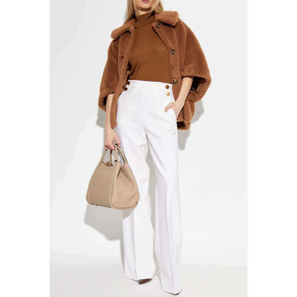 Max Mara Turtleneck Cięcina Brown Dames