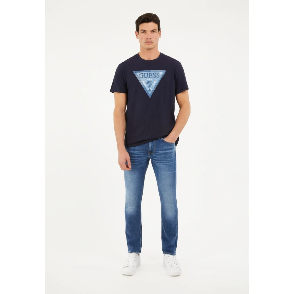 Guess Elite Skinny Jeans voor Mannen Blue Heren