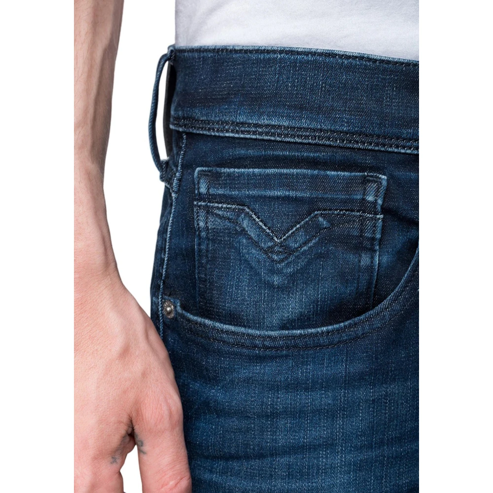 Replay Donkerblauwe Denim Jeans Blue Heren