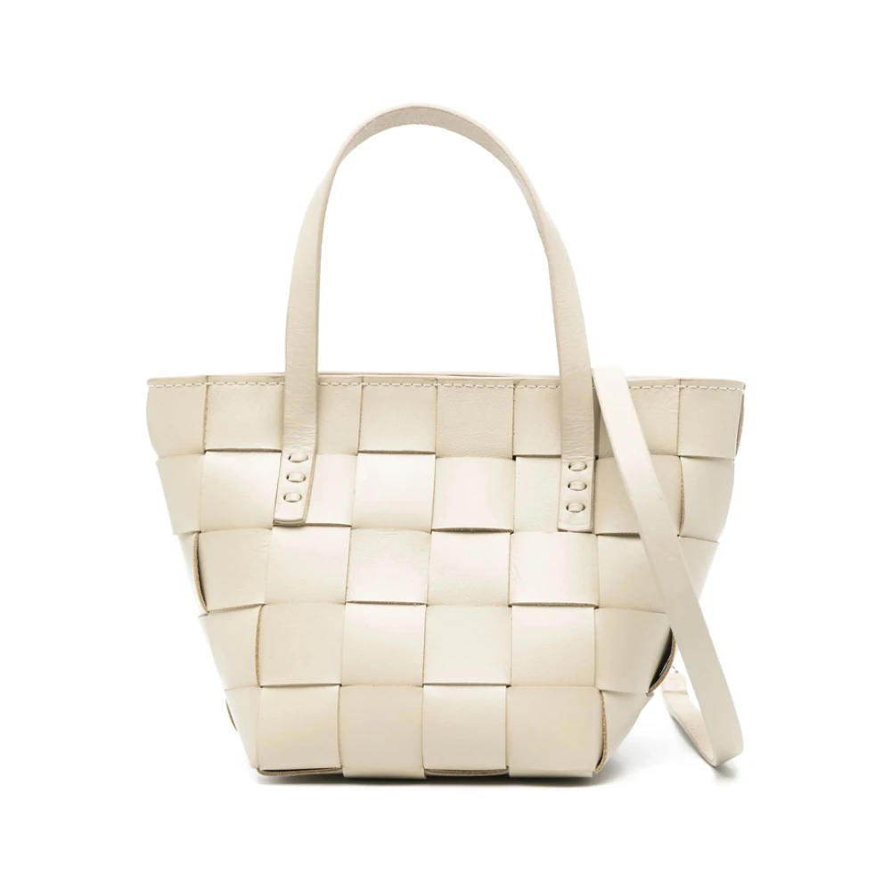 Dragon Diffusion Beige Top Handvat Schoudertas Beige Dames
