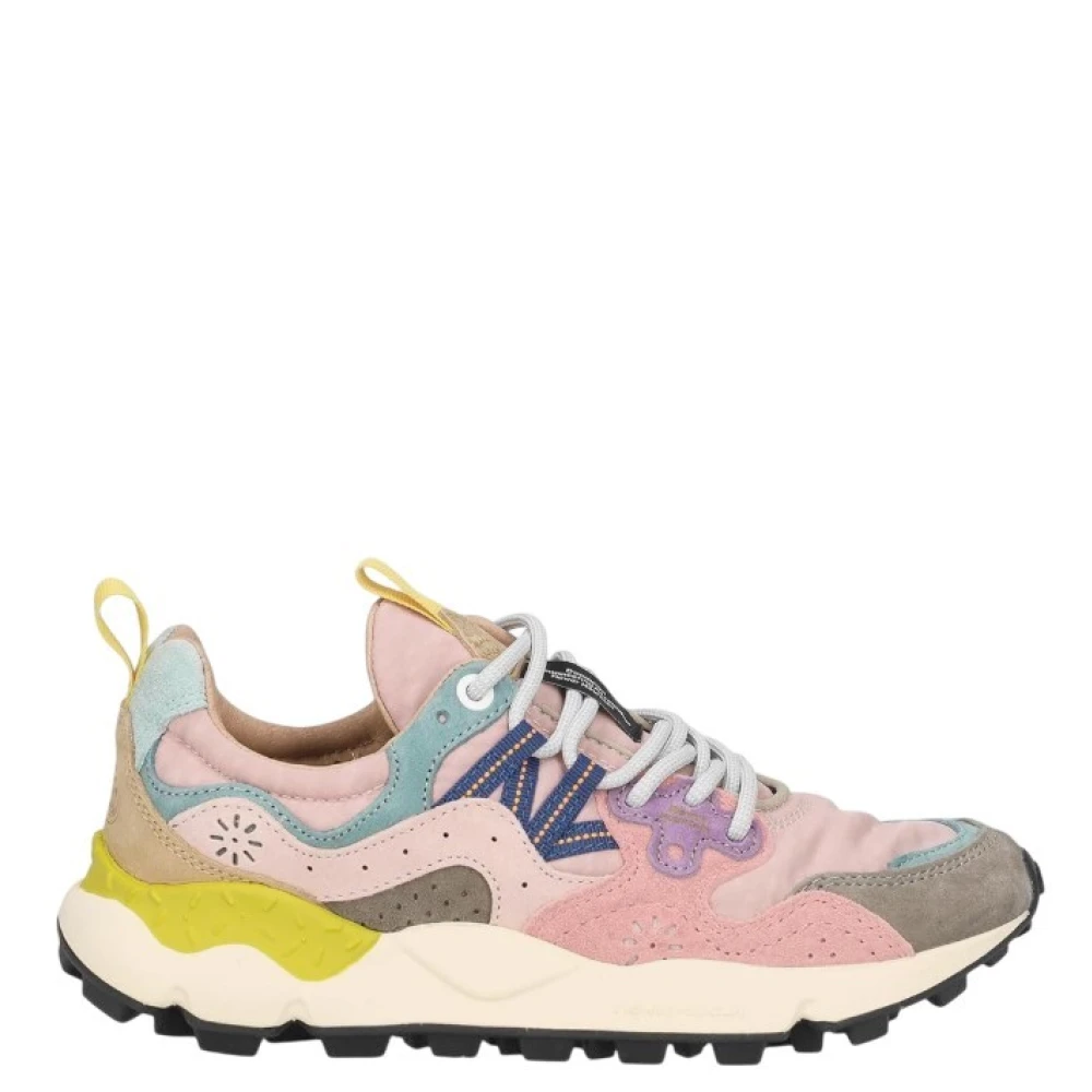 Flower Mountain Vrouw Multicolor Outdoor Sneaker Met Technische Stof