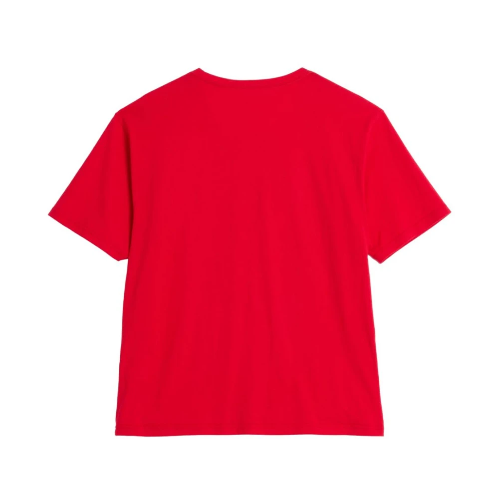 Valentino Garavani Rode T-shirts en Polos met Logo Red Heren