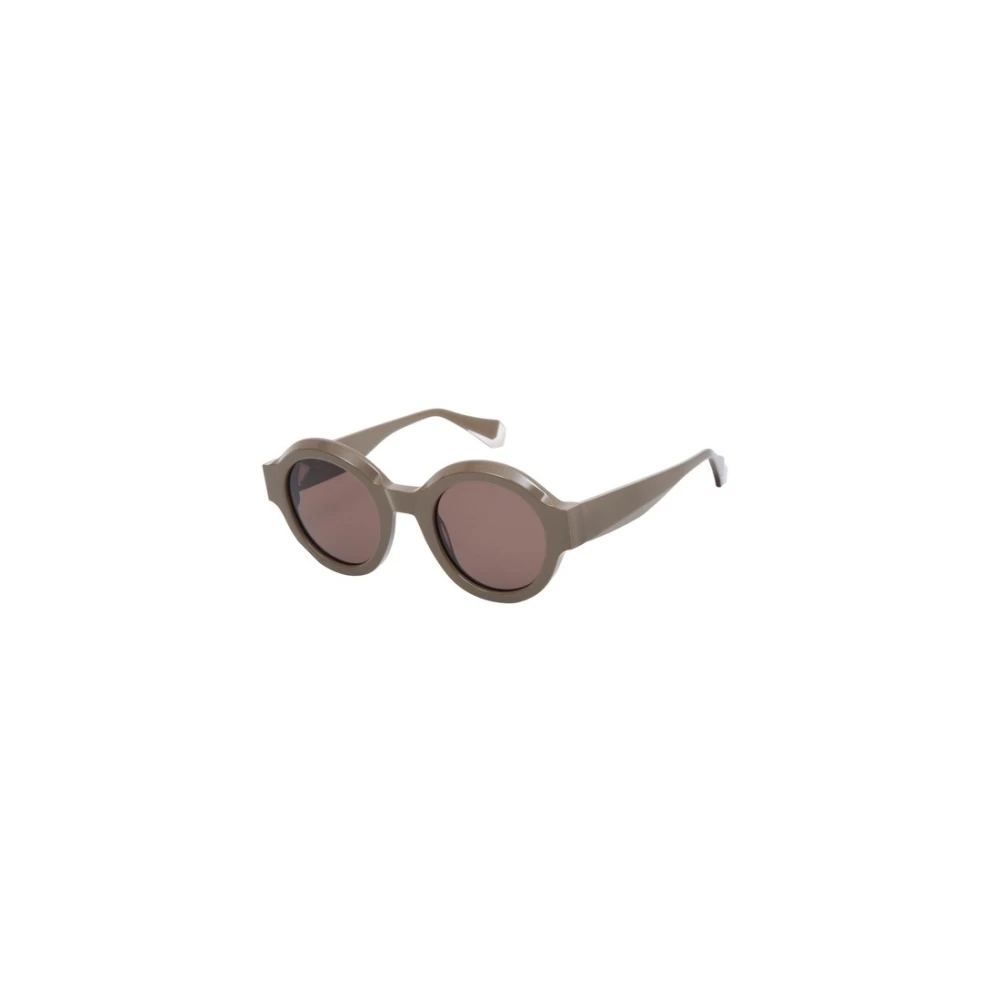 Gigi Studios Unisex Brown Authentic Premium Quality Glasses