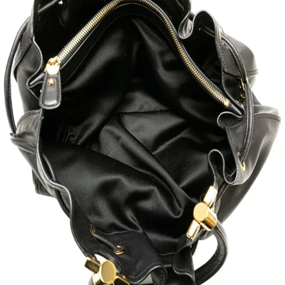 Salvatore Ferragamo Pre-owned Leather handbags Black Dames