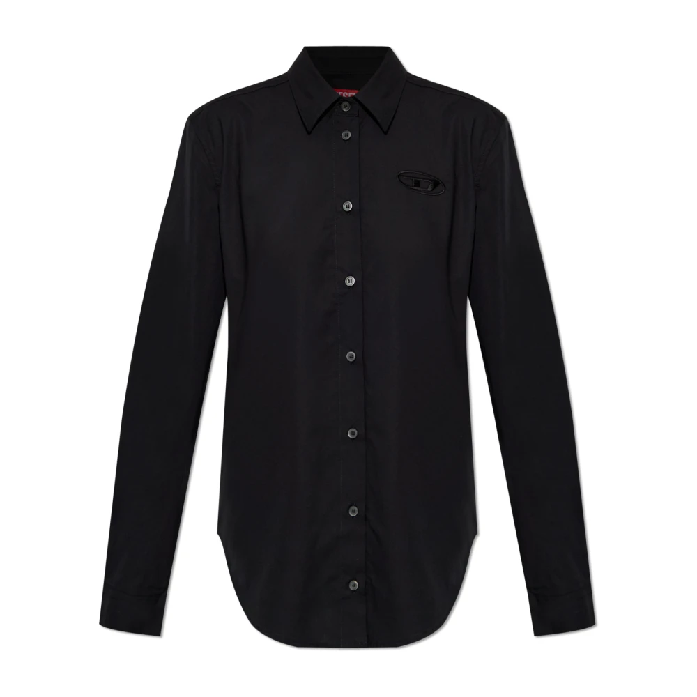 Diesel Camisa C-Ronor Blouses & Shirts Mujer Negro 2XS Camisa C-Ronor