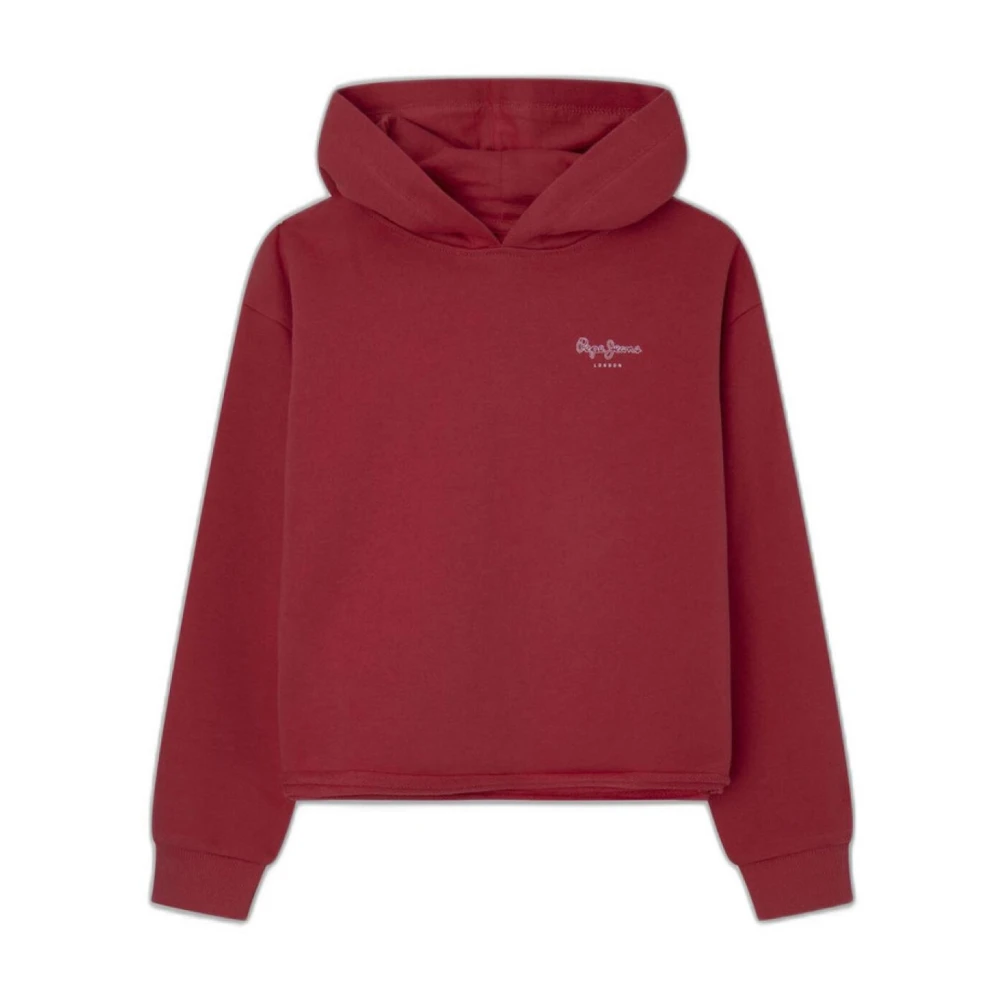 Pepe Jeans French Terry Sommartopp - Röd Red, Unisex