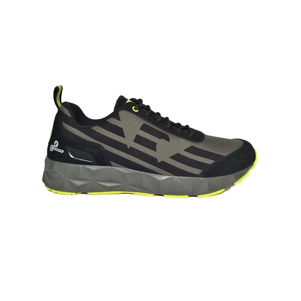 Emporio Armani Ea7 Men's Gray Sporty Black Grey X8x033xk Trainers