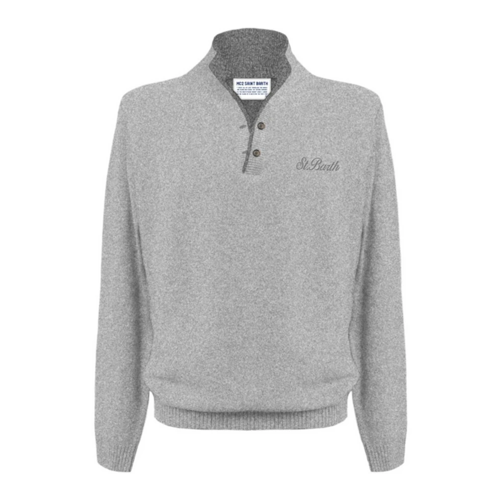 MC2 Saint Barth Grijze Sweaters voor Mannen Gray Heren