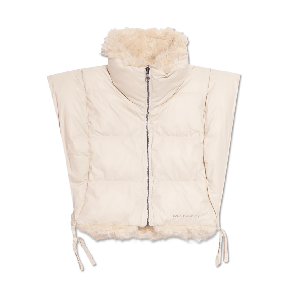 Isabel Marant Étoile Omkeerbaar vest Hoodiali Beige Dames