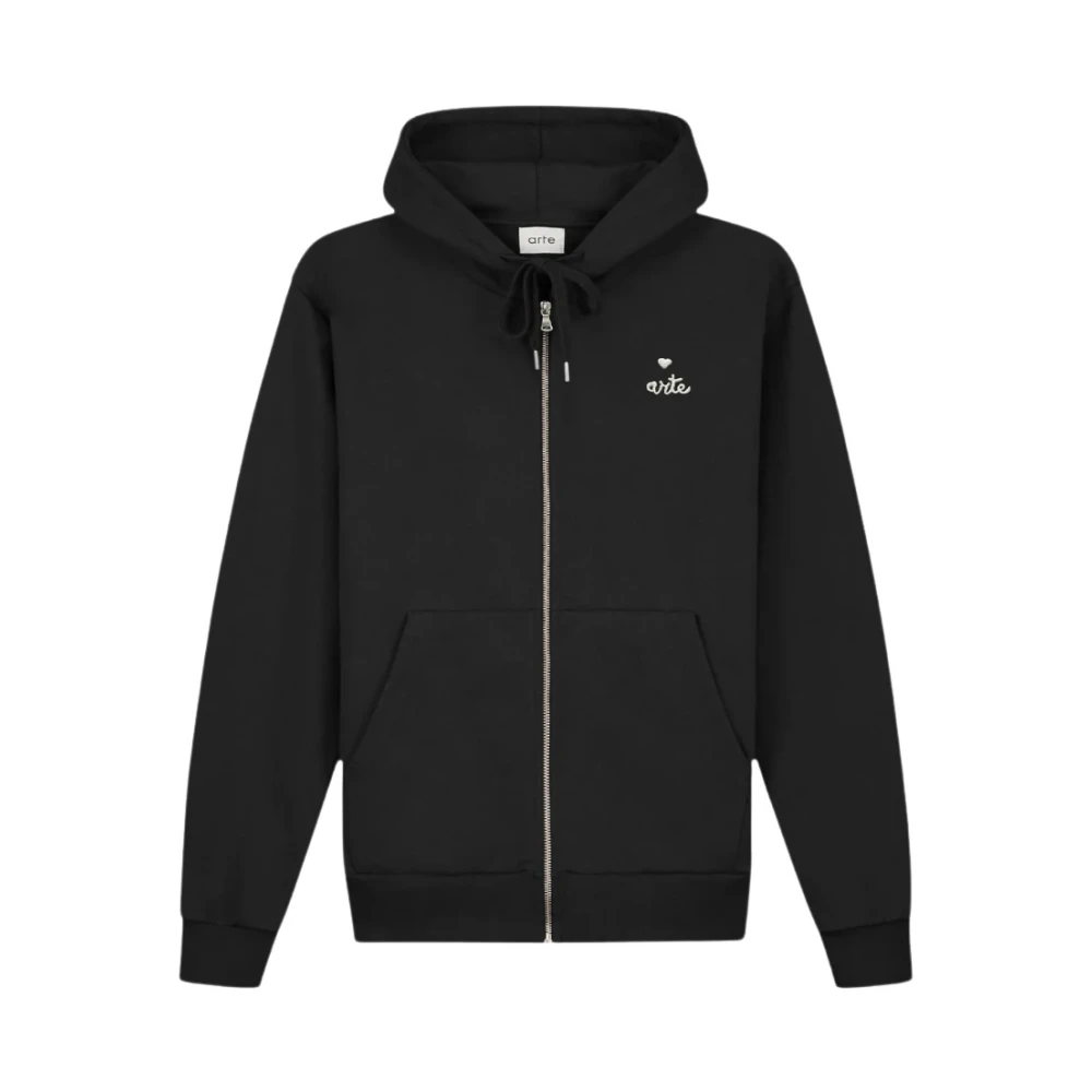 Arte Antwerp Zip Hoodie Black Heren