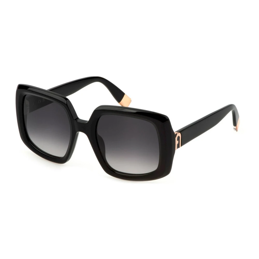 Furla Unisex Black Sunglasses, 54 Mm, Sfu709 Sunglasses