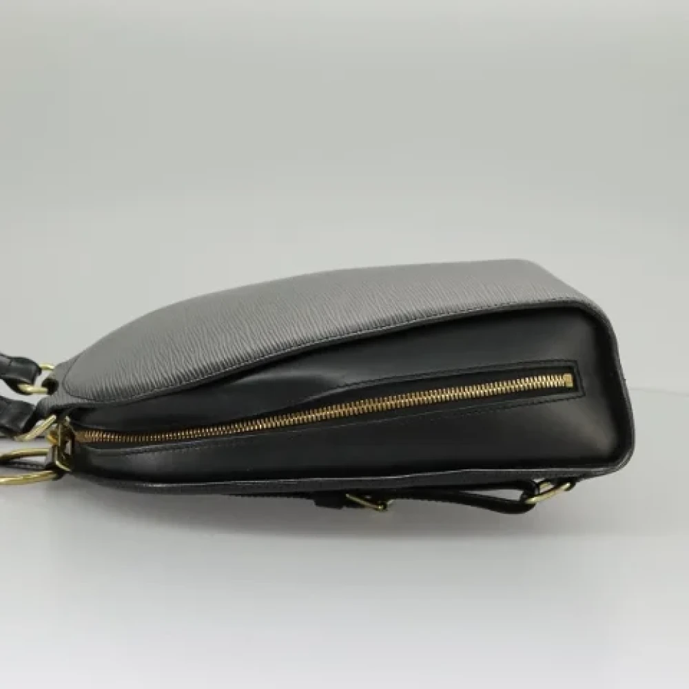 Louis Vuitton Vintage Pre-owned Leather shoulder-bags Black Dames