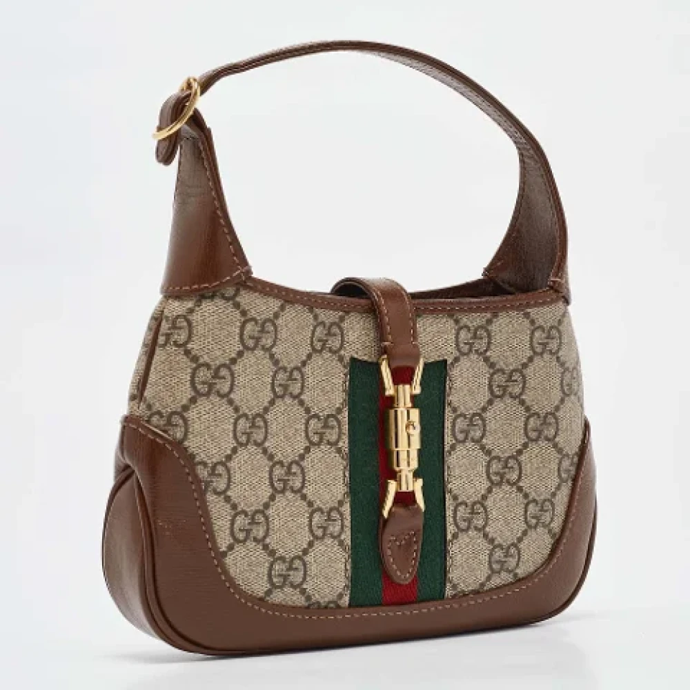 Gucci Vintage Pre-owned Canvas gucci-bags Brown Dames