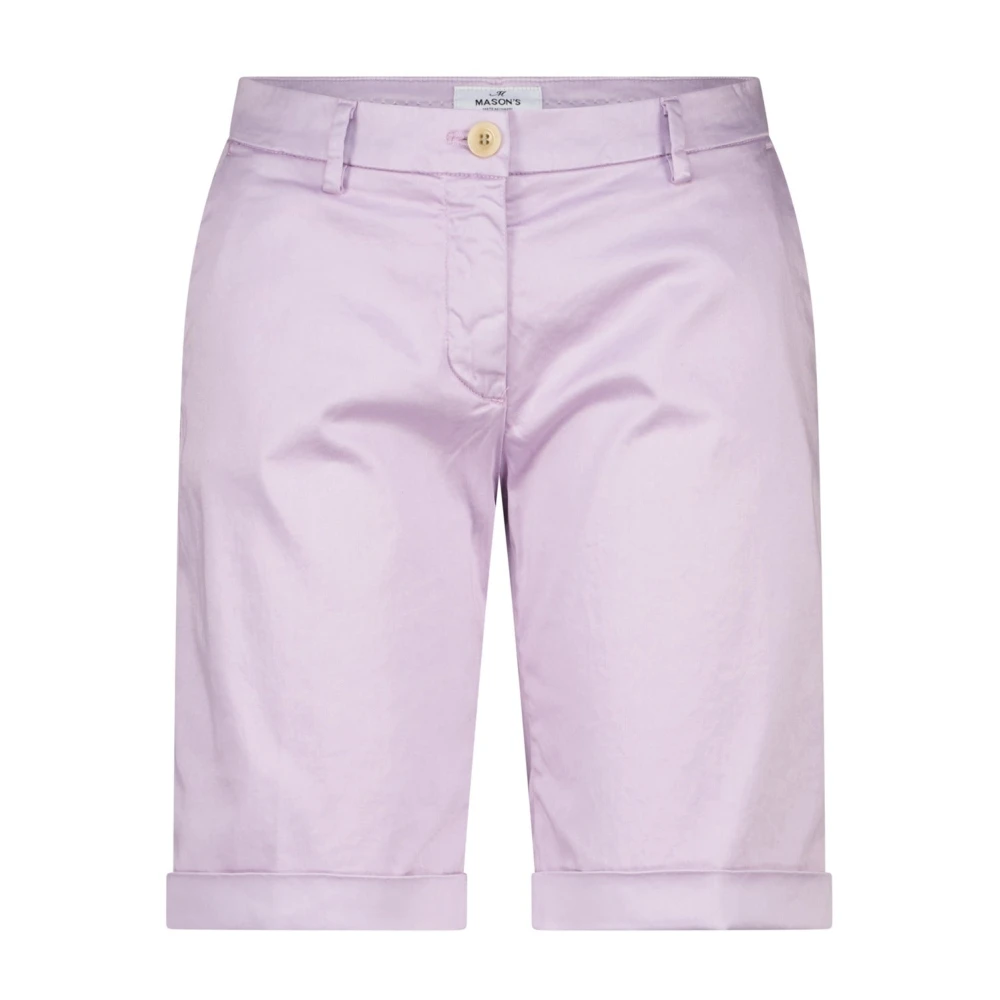 Mason's Casual Shorts Purple Heren