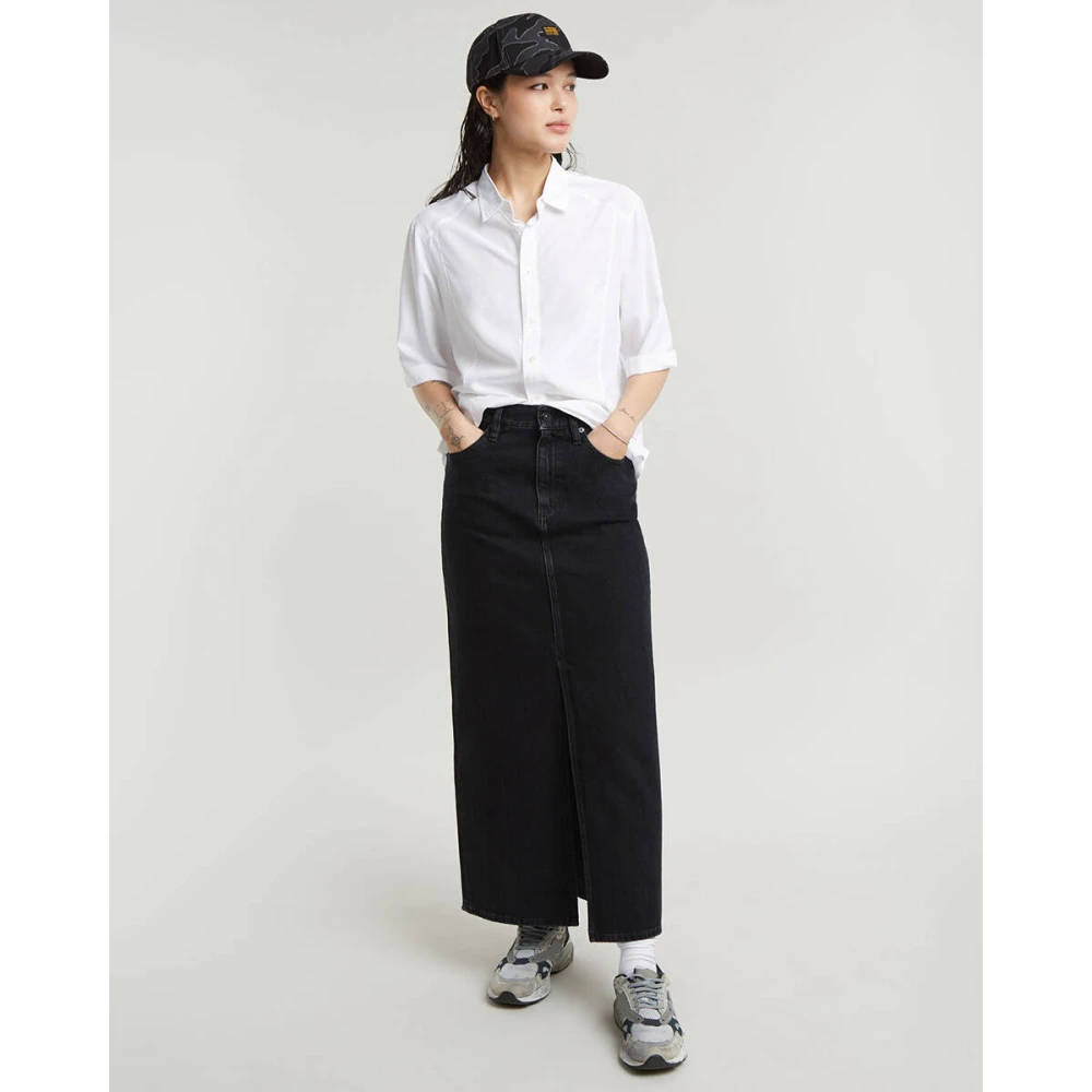 G-Star Viktoria Lange Rok Black Dames