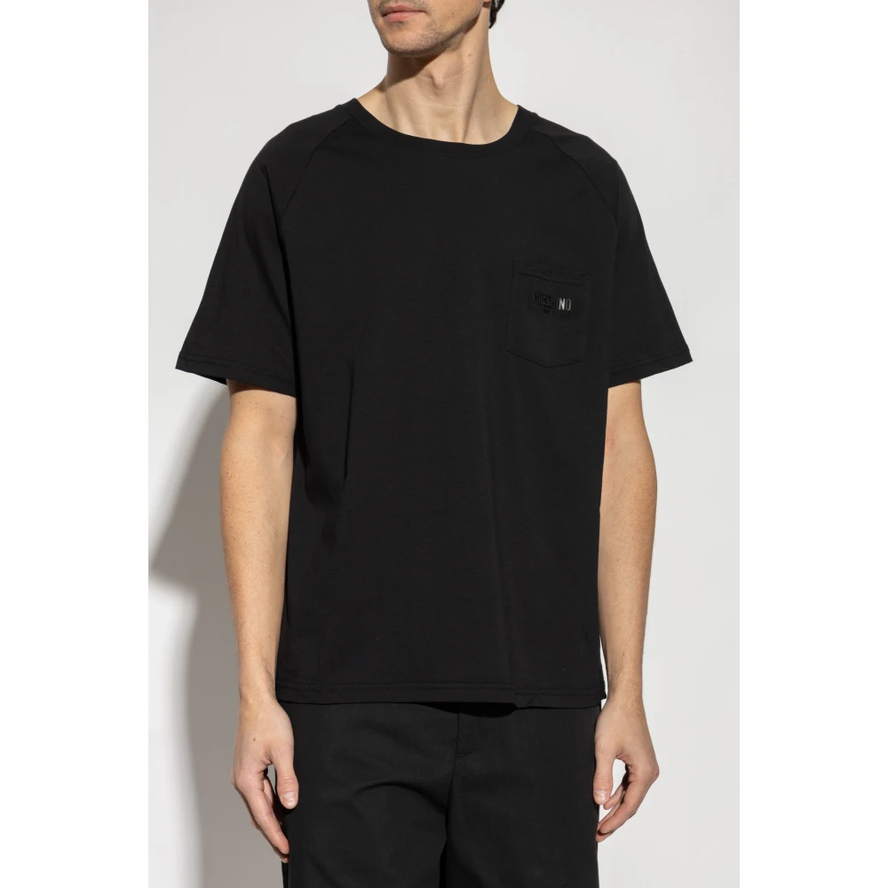 Moschino T-shirt uit de Swim-collectie Black Heren