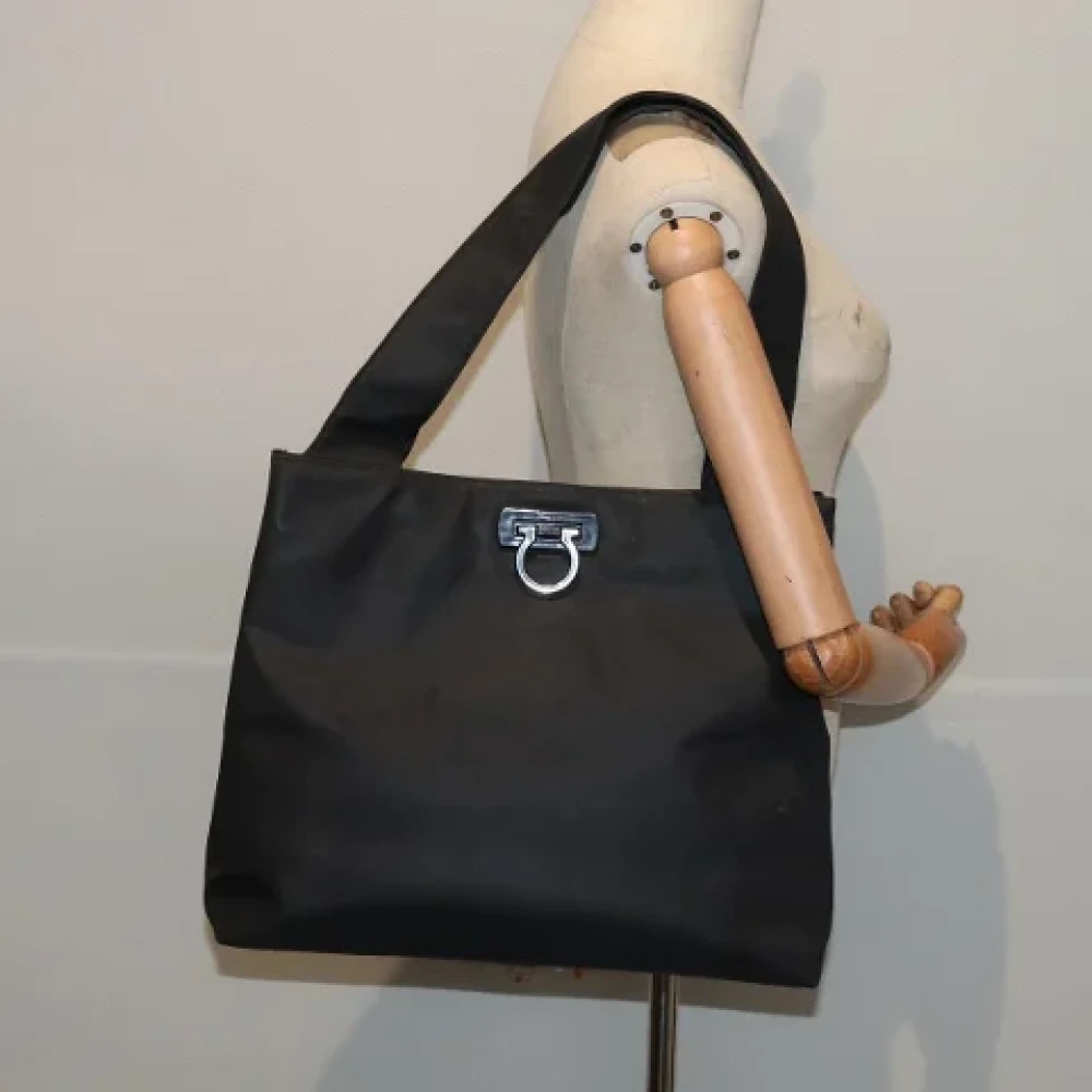 Salvatore Ferragamo Pre-owned Leather totes Black Dames