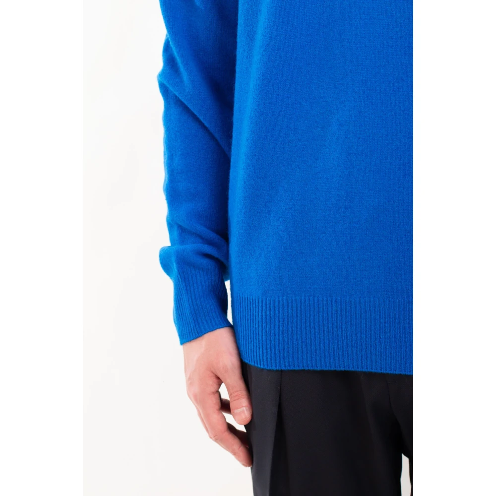 MC2 Saint Barth Lamswollen Trui in Regent Stijl Blue Heren