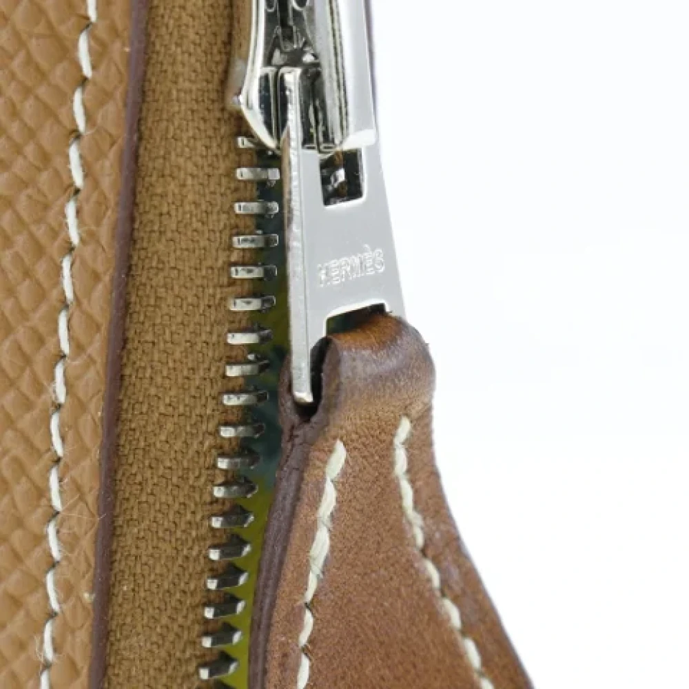 Hermès Vintage Pre-owned Canvas wallets Brown Dames
