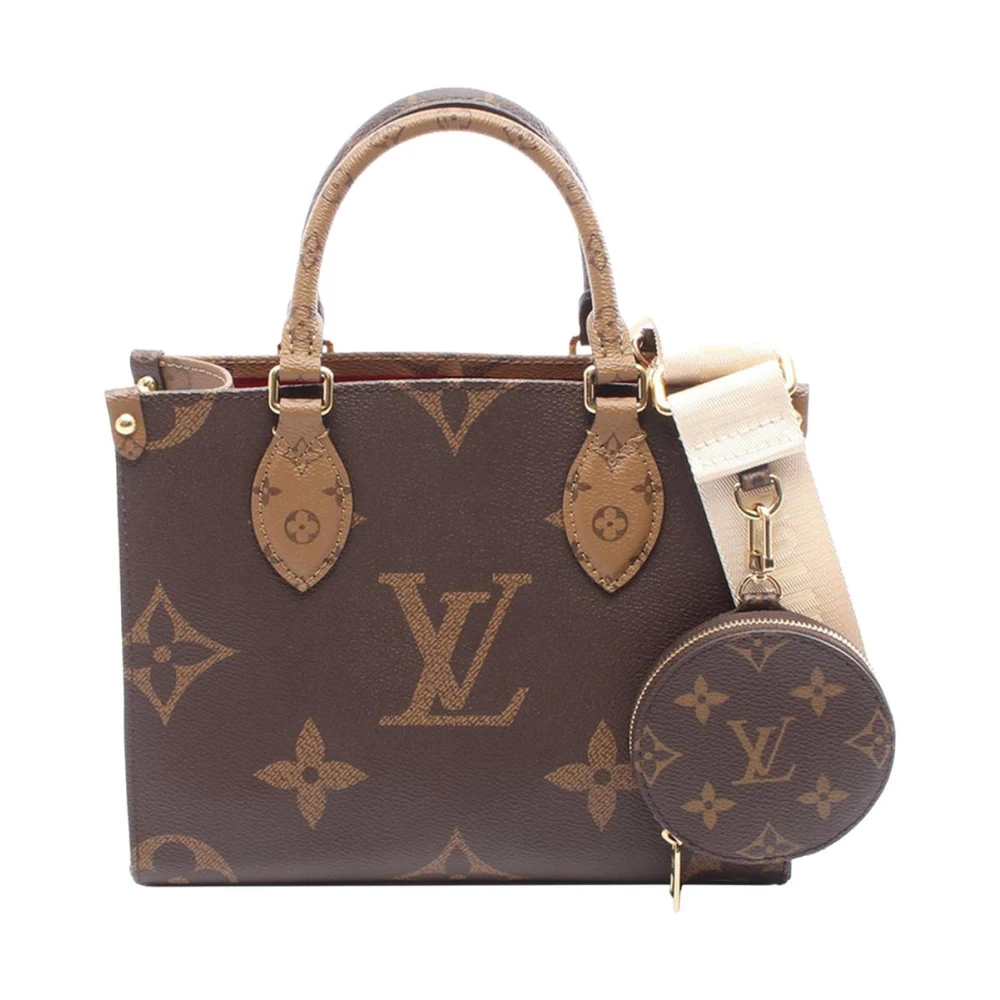 Louis Vuitton Vintage Women's Brown Pre-Owned Monogram Mini Pochette Accessoires