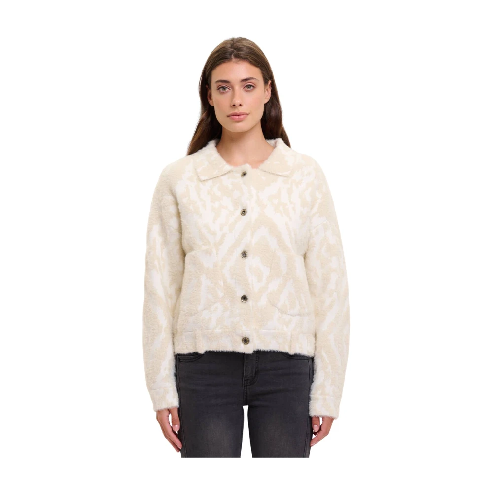 Rino&Pelle Bubbly Boxy Jas Beige Dames