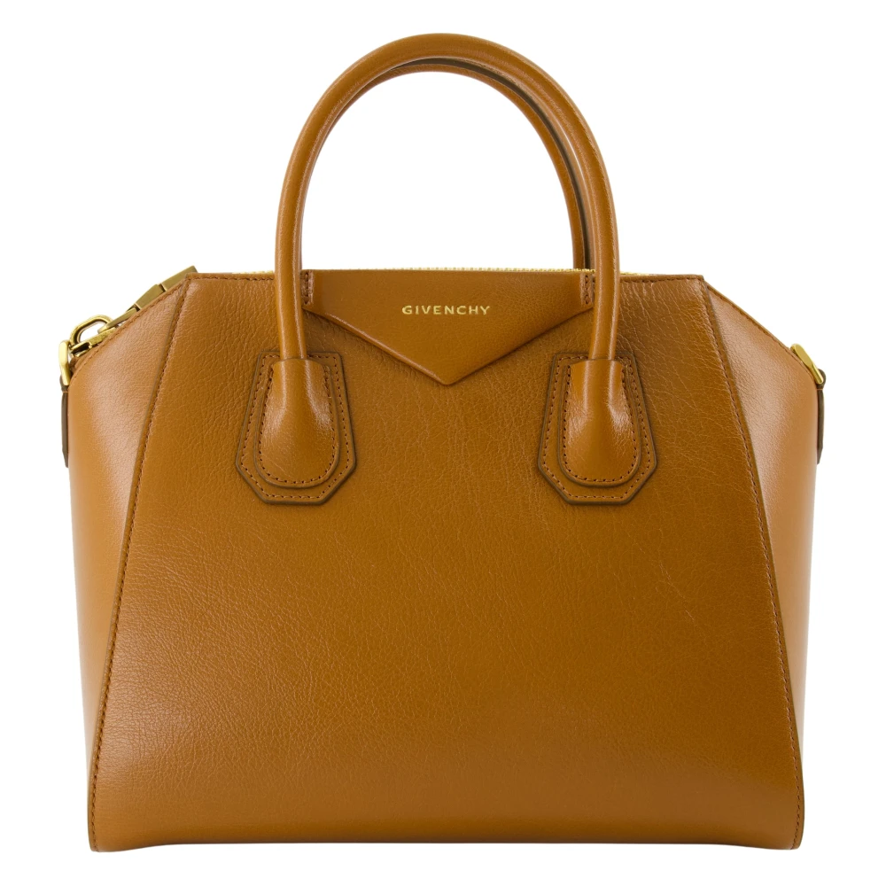 Givenchy Brun Läder Antigona Väska Brown, Dam