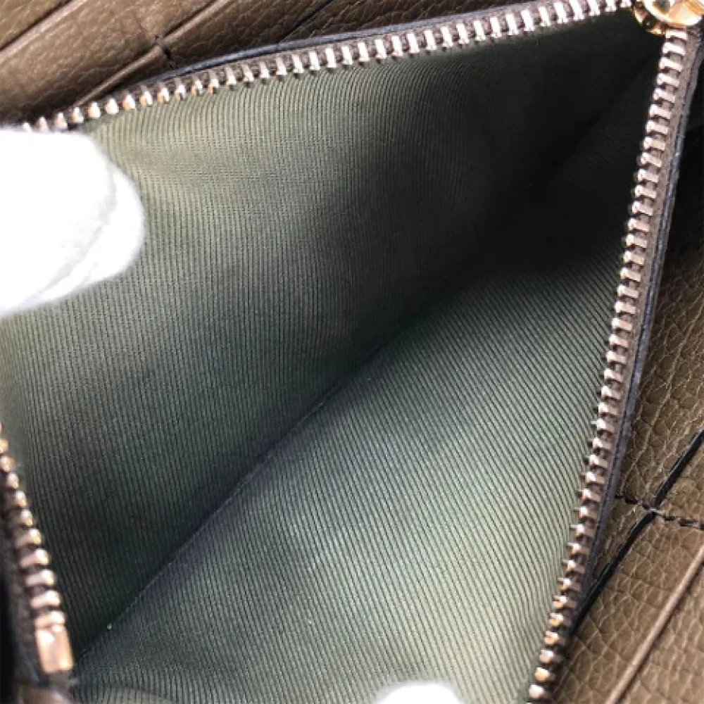 Bvlgari Vintage Pre-owned Canvas wallets Green Dames