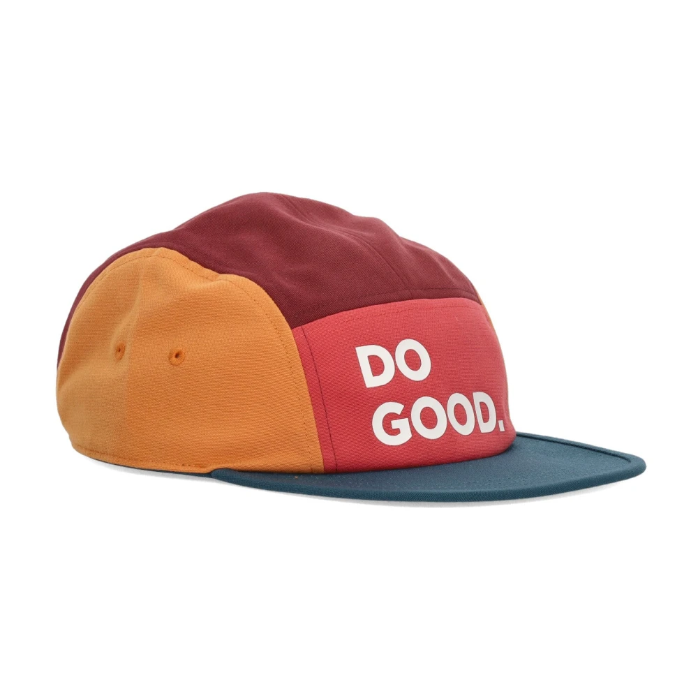 Cotopaxi Unisex Multicolor Hats & Caps, One Size, Flat Visor 5-Panel Hat Strawberry/Abyss