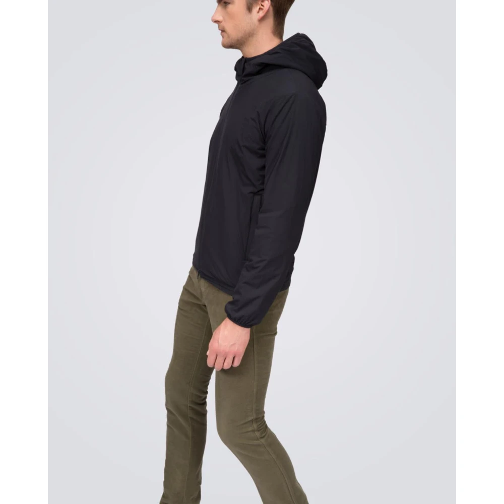 Aspesi Comfort Cappuccio Hoodie Blue Heren