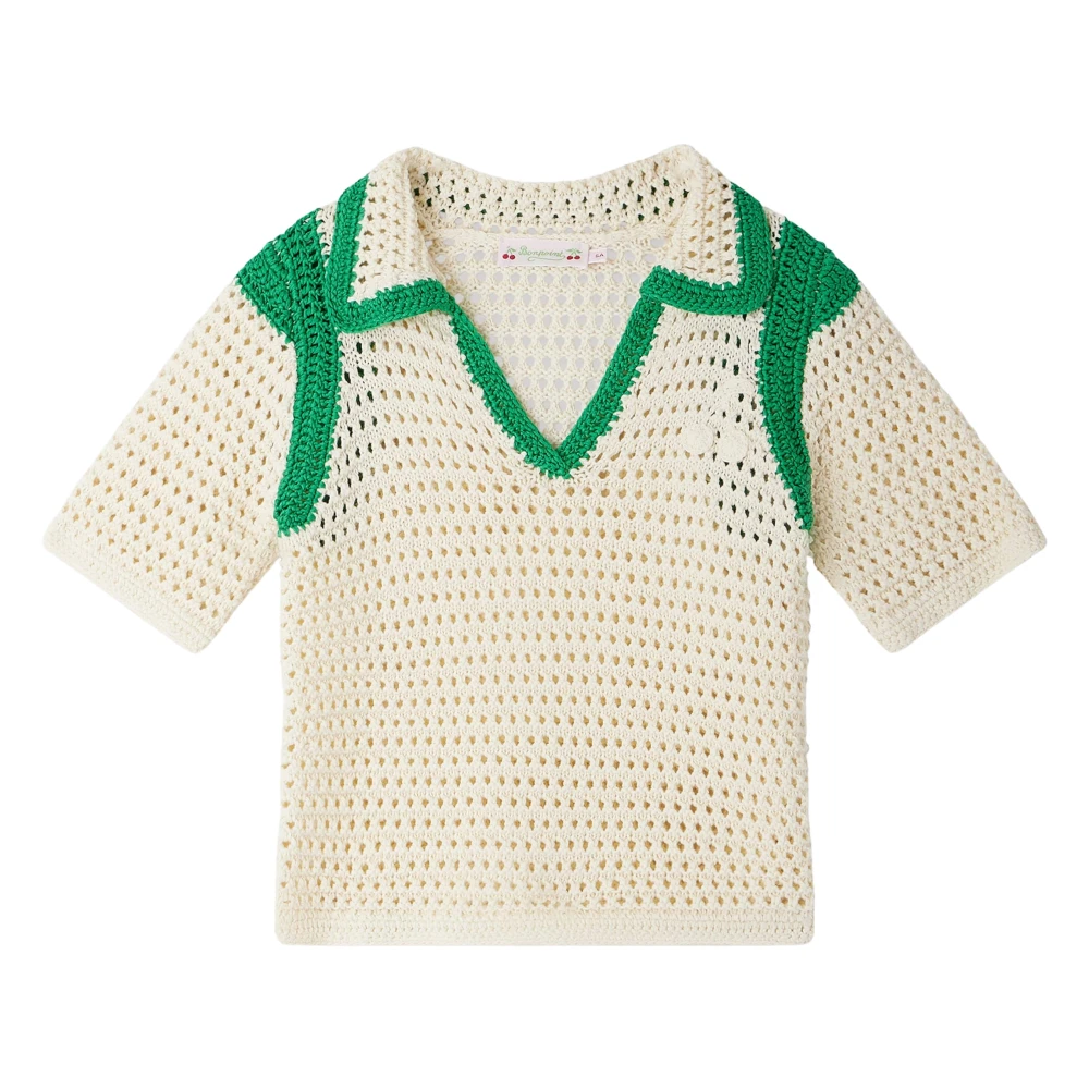 Bonpoint Girls Beige Ivory Elanita Jumper - Kids Knitwear - 10 Y - Kids