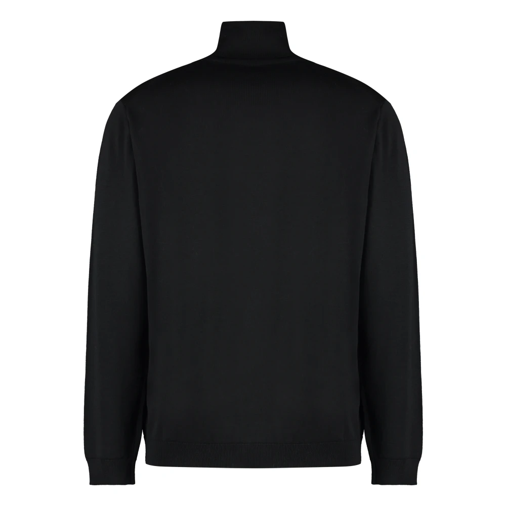 Roberto Collina Geribbelde Coltrui Black Heren